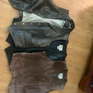Leather vest for men -SOLD not available anymore